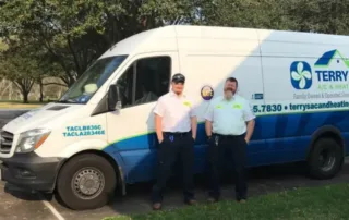 Kenny and Rob of Terry's A/C and Heating in Richmond, Texas