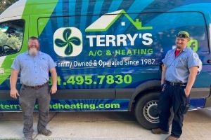 Rob Terry and Kenny Langford of Terry's A/C & Heating serving Richmond, Texas
